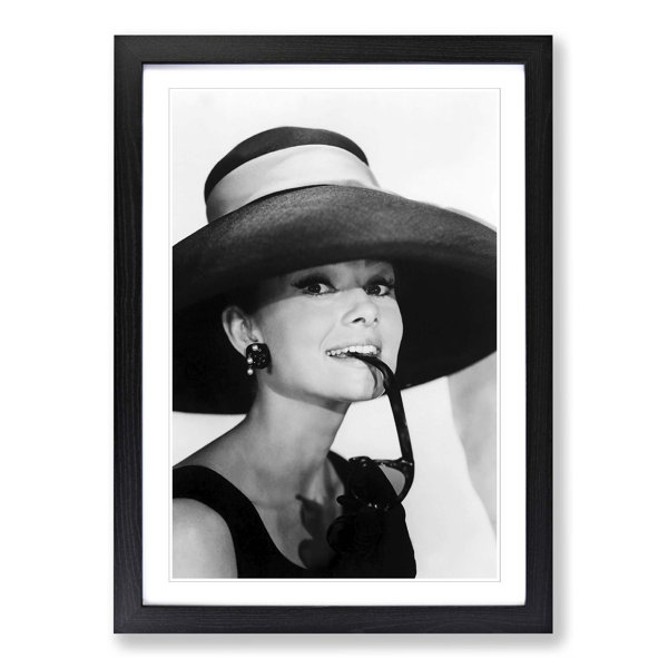 Audrey Hepburn, September 1954 - Mirrorpix - Framed art Print main image 1